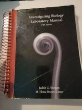 Investigating Biology Book Laboratory Lab Manual 5th Ed Judith G Morgan M Carter - $9.11