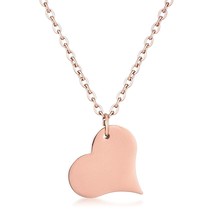 Rose Goldtone Heart Pendant - $23.49