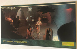 Return Of The Jedi Widevision Trading Card 1995 #12 Jabba’s Throne Room - £1.91 GBP