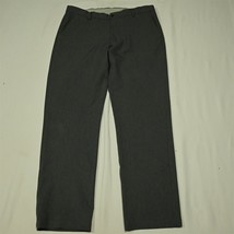 Greg Norman 36 x 32 Gray Flat Front Straight Tech Golf Dress Pants - $14.99