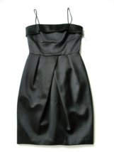 NWT Bailey 44 You Loved Me in Black Stretch Satin Pleated Sheath Dress 4 $218 - £27.17 GBP