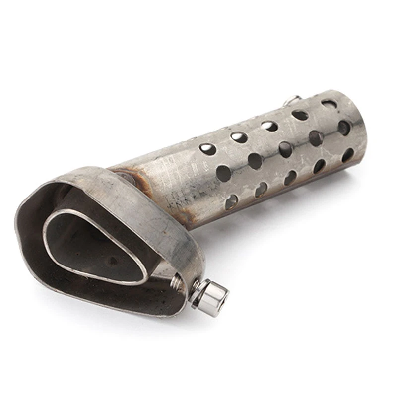 Motorcycle Hexagonal Exhaust Muffler Adjustable Pipe DB Baffle Adjustable Muffle - £40.89 GBP