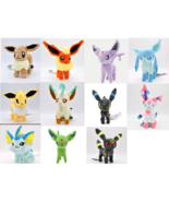 Eevee evolution plush toys Set of 11 NWT, WOW, very limited quantities. - £147.46 GBP