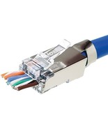 IDEAL 85-369 Shielded Feed-Thru CAT-6A/6/5-E Modular Plugs for Larger Di... - $118.69