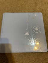 Creative Memories True 12x12 Icy Blue Winter “Be Merry” foiled  Coverset... - £25.05 GBP