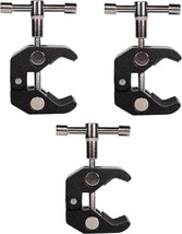 Super Clamp With 1/4 And 3/8 Thread For Photography,Camera Monitor, Led,... - £34.63 GBP