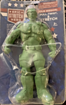 VINTAGE Toysmith Epic Stretch Hero - 8-1/2 &quot; Tall, Stretchup to 24&quot;, Green - $19.68