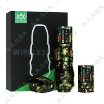 DM EXO Wireless Tattoo Machine Kit Powerful Coreless Motor Rechargeable ... - $89.06+