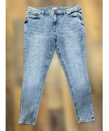 Womens Maurices M Jeans Light Wash Mid Rise Skinny Jeans, Size XL - $18.50