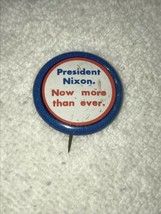 Original President Nixon Election Campaign Pin / Button   One inch+ in diameter - £2.79 GBP