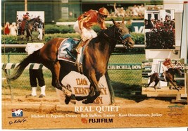 1998 - REAL QUIET - Kentucky Derby/FujiFilm poster in MINT Condition - £11.79 GBP