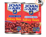 3x Cans Joan of Arc Variety Red Kidney Beans | 15.5 fl oz | Fast Shipping! - $20.70