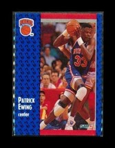 Vintage 1991 Fleer Basketball Trading Card #136 Patrick Ewing New York Knicks - £3.34 GBP