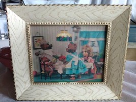 Goldilocks and Three Bears 3D Hologram Framed Vintage Picture 1967 Vari Vue - £18.85 GBP