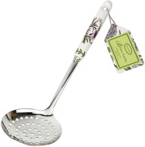 Portmeirion Botanic Garden Draining Spoon (Azalea) with Porcelain Handle - £19.66 GBP