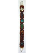 Small Clay 7 Chakra Wand Wiccan Pagan New - £18.18 GBP
