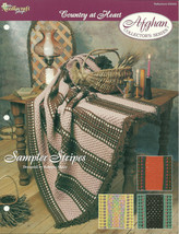 Needlecraft Shop Crochet Pattern 932040 Sampler Stripes Afghan Collector Series - $2.99
