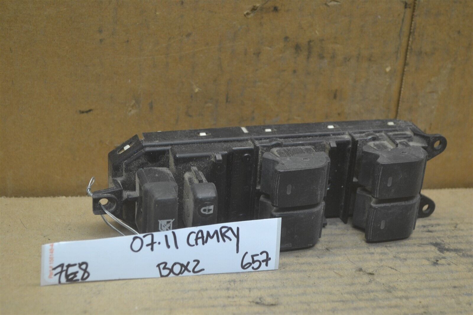 07-11 Toyota Camry Master Switch OEM Door Window Lock 657-7e8 bx2 - $4.99