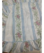 1 Vintage J. P. Stevens Country Sampler Ruffled Floral Pillow Sham Standard - £7.75 GBP
