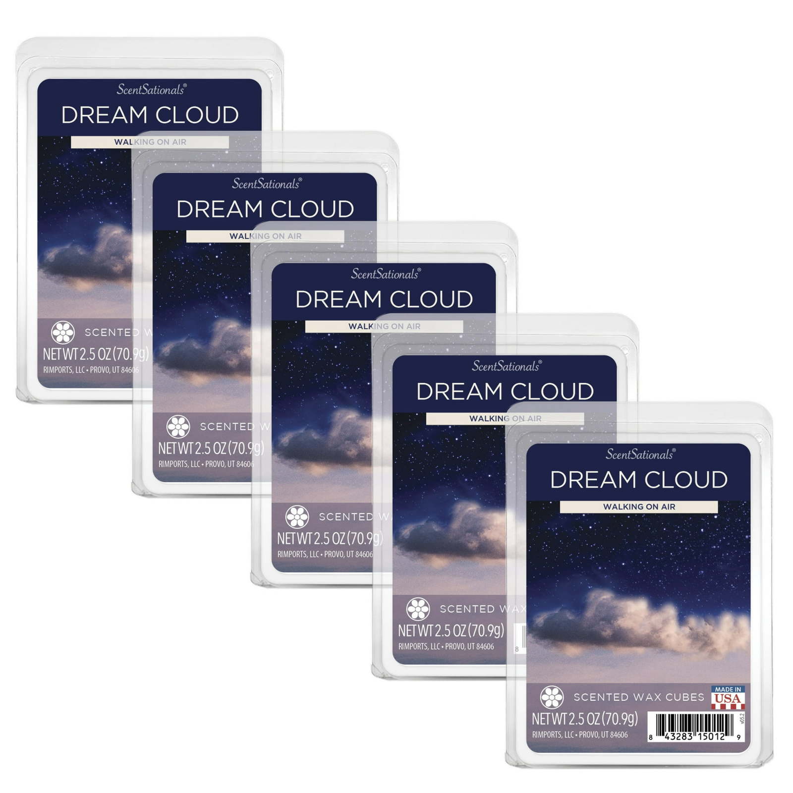 Dream Cloud Scented Wax Melts, ScentSationals, 2.5 oz | 5 PACK