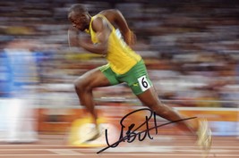 Usain Bolt Signed Photo 8 X10 Rp Autographed 2016 Brazil Olympics - $19.99