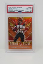 Authenticity Guarantee 
2020 Panini Phoenix #RR1 Joe Burrow Rookie Rising Ora... - £798.55 GBP