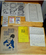 Pacific Northwest Bell Telephone Company  First Aid &amp; Safety papers 1960&#39;s - $13.67 CAD