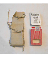 Vintage CASINO Used PLAYING Cards - FLAMINGO HILTON Laughlin Leather car... - €12,92 EUR