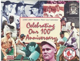 2000 2001 Boston Red Sox Schedule Calendar 100 Yrs Ted Williams Carl Yas... - $9.95