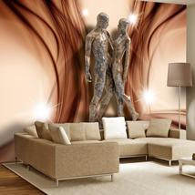 Tiptophomedecor Peel and Stick Glam Wallpaper Wall Mural - Stone Couple - Remova - £47.95 GBP+