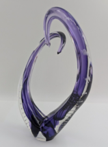 Love Heart Glass Sculpture by Scott Hartley Infinity Art Glass 12" Large 2017 image 6