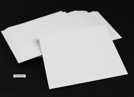 1/3/5/10 Pieces Of Thin Square Alumina Ceramic Sheets -.020&quot; (.5mm) 4&quot; X 4&quot; - £5.53 GBP+