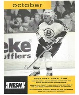 Boston Bruins Anson Carter October 1999 NESN Cable TV Schedule Flyer Bos... - £2.35 GBP