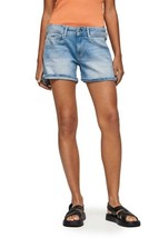 Pepe Jeans  Women Short Blue Mid-Waist Chic Fashion Denim Rolled Hems 2025 - $1,269.93 MXN