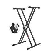 Piano Keyboard Stand Double X Style Heavy Duty Adjustable Digital Electr... - €40,18 EUR