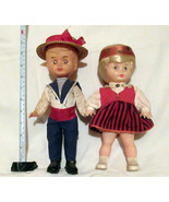 Vintage costume doll, Dixieland jazz dance costumes costumes pair 11&quot; - $361.13 MXN