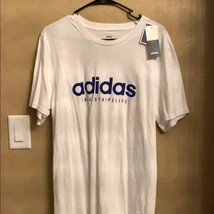 NEW Adidas White &amp; Blue T shirt (L) - $24.75