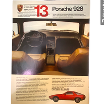 Porsche 928 Print Advertisement December 1982 Original 8 x 11 Collectorcore - $9.87