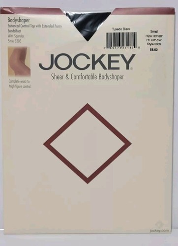 Vintage Jockey Pantyhose Sheer &amp; Comfortable Bodyshaper Size Small Tuxed... - $8.99