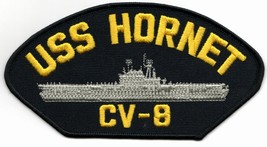 6&quot; Usn Navy Uss Hornet CV-8 Ship Military Embroidered Jacket Patch - £27.52 GBP