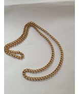 Vintage Jewelry 1940&#39;s Extra long chain necklace - £80.12 GBP