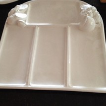 La Compagnia Dei Decori White Large Ceramic Serving Platter - £63.94 GBP