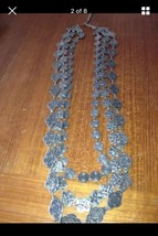 1940&#39;s vintage jewelry Triple strand Necklace - £59.01 GBP