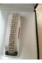 sparkling rhinestone stretch bracelet - $39.99