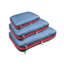Travel Organizer Compression Pac Clothes Storage Bags Double Layer Portable Larg - £47.05 GBP
