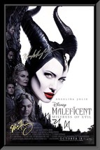 Maleficent: Mistress of Evil cast signed movie poster - £558.45 GBP