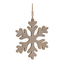Traditional Wood Snowflake Ornament (Set of 12) - $1,244.26 MXN