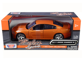 2011 Dodge Charger R/T Hemi Metallic Orange 1/24 Diecast Model Car by Motormax - $42.27