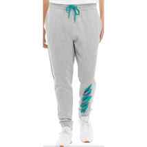 Cabana by Crown &amp; Ivy Fleece Joggers Pants Gray Drawstring Pocket Taper Men XL - £29.72 GBP