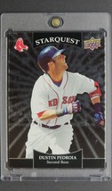 2009 UD Upper Deck First Edition Star Quest Silver SQ-38 Dustin Pedroia Red Sox - £1.32 GBP